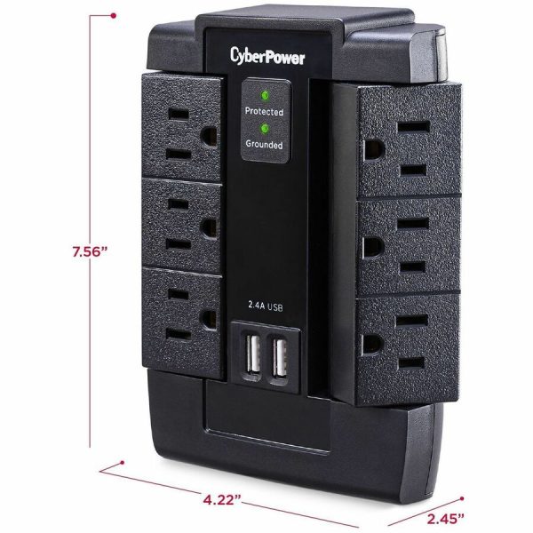 CyberPower CSP600WSU Professional 6 - Outlet Surge with 1200 J - Image 3