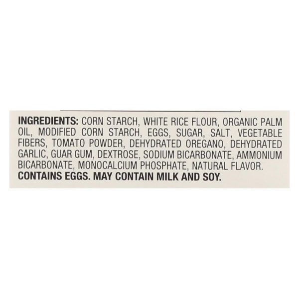 Glutino Vegetable Crackers - Case of 6 - 4.4 oz.