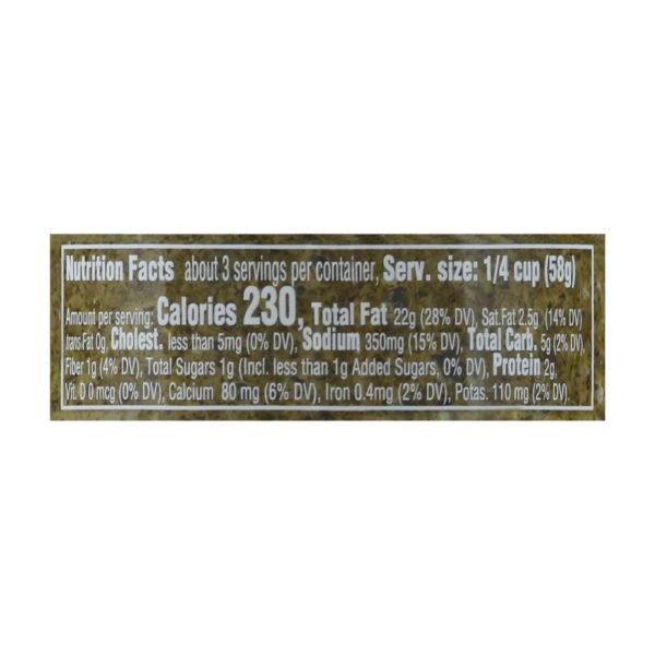 Sacla - Pesto Wild Garlic - Case of 6 - 6.7 OZ - Image 3