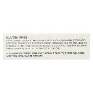 Joyva Chocolate Covered Ring Jells  - Case of 24 - 9 OZ
