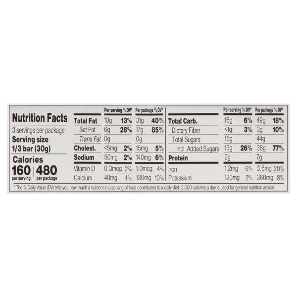 Chocolove - Bar Salt Peanut Butter Fld Milk Chocolate - Case of 10-3.2 OZ - Image 2