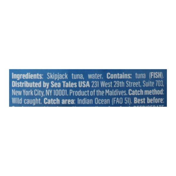 Fish Tales - Tuna Skipjck In Water - Case of 12-5 OZ - Image 2