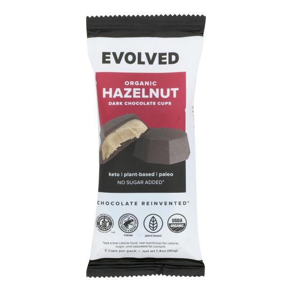 Evolved - Keto Cups Hazelnut 2pk - Case of 9-1.41 OZ - Image 3
