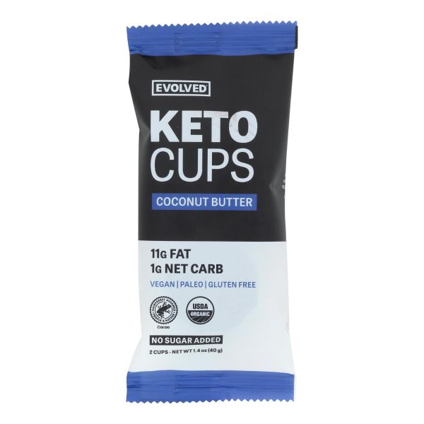 Evolved - Keto Cups Cnutbtr 2pk - Case of 9-1.41 OZ - Image 3