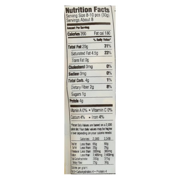 Woodstock Organic Brazil Nuts - Case of 8 - 8.5 OZ - Image 2