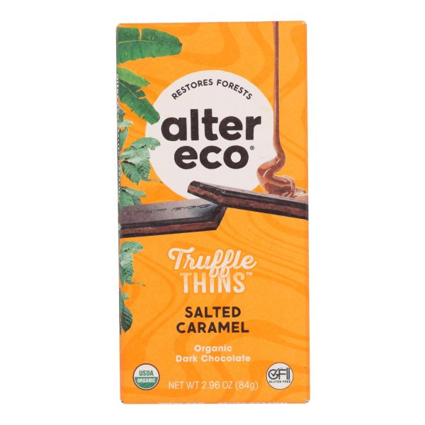 Alter Eco - Trfl Thin Salt Caramel - Case of 12-2.96 OZ - Image 3