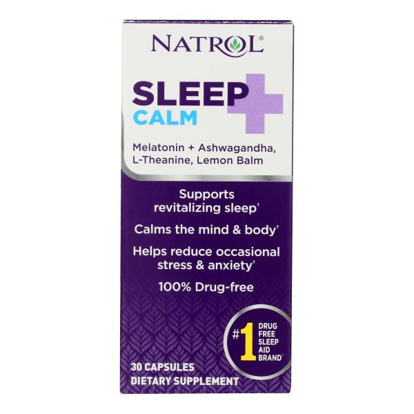 Natrol - Sleep+calm - 1 Each-30 CT - Image 2