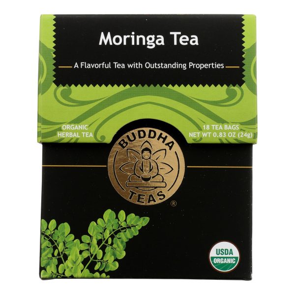 Buddha Teas - Organic Tea - Moringa - Case of 6 - 18 Bags - Image 2