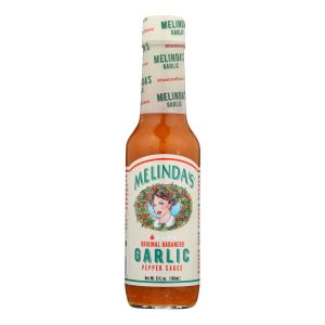 Melinda's - Hot Sauce Garlic - Case of 12 - 5 OZ