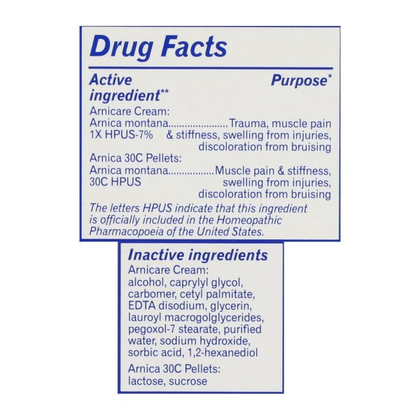 Boiron - Arnicare Cream Value Pack with 30 C Blue Tube - 2.5 oz - Image 2