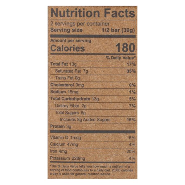 Hu - Dark Chocolate Bar Almond Butter Quinoa - Case of 12-2.1 OZ - Image 2
