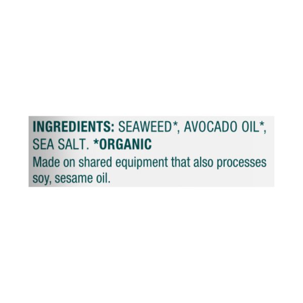 Gimme Seaweed Snacks - Seawd Snack Avocado Oil - Case of 10-.92 OZ - Image 2