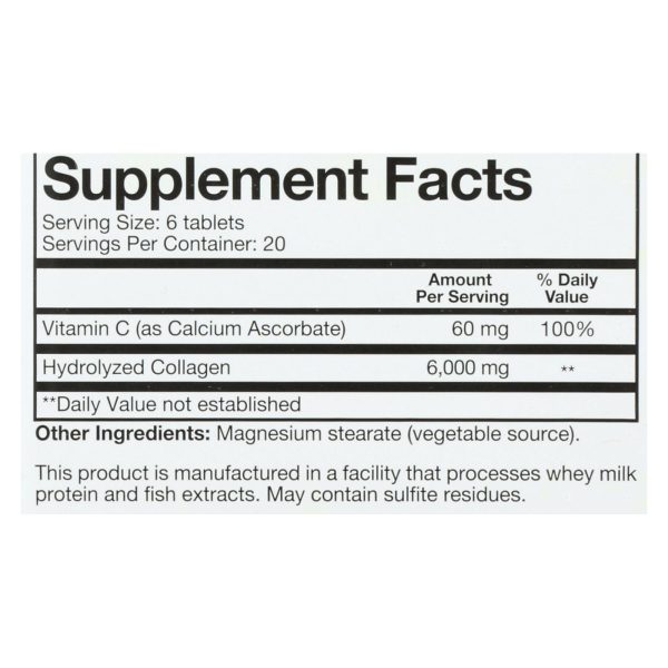 Youtheory Collagen - Type 1 and 3 - 120 Tablets