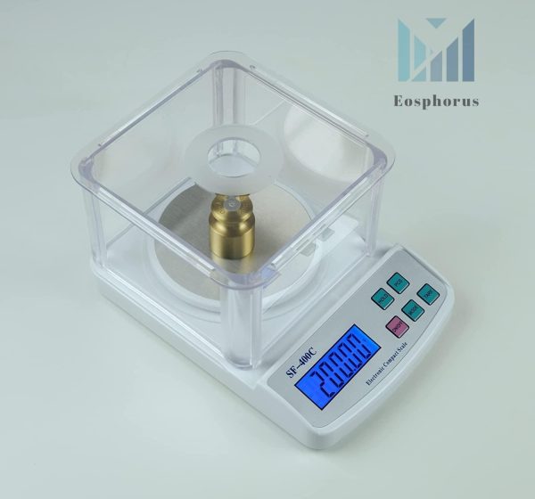 Ounce and Gram Scale 0.01g Accuracy Digital Scale Electronic Balance Laboratory Scales 600g Capacity – Windshield USB Charger AC DC Adapter Included - Image 2