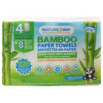 Naturezway - Dispbl Towel Bamboo 2 Ply - Case of 8-4 CT