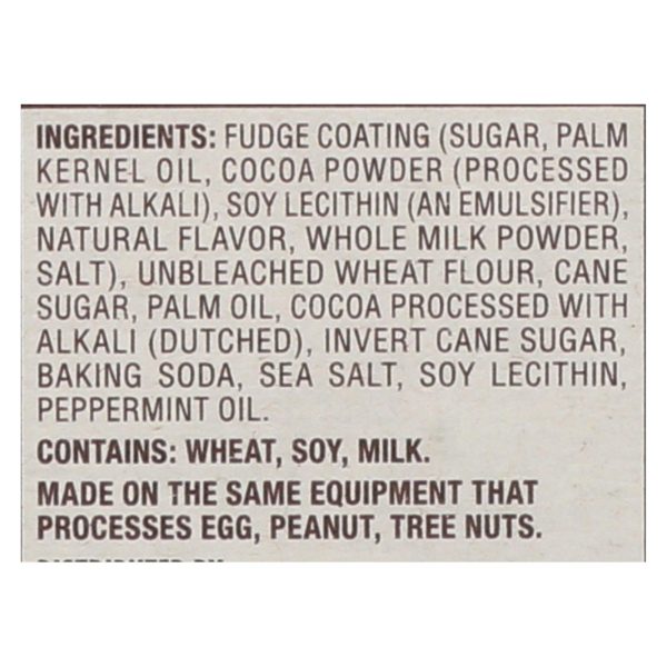 Back To Nature Cookies - Fudge Mint - Case of 6 - 6.4 oz. - Image 2