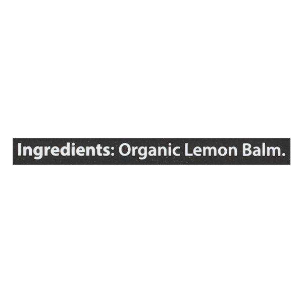 Buddha Teas - Tea Organic Lemon Balm - Case of 6 - 18 BAG - Image 3