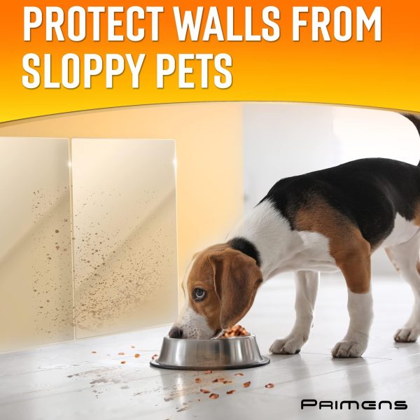 Wall Protector Sheets for Painted Wall. Clear Plastic Adhesive Film Stickers for Kitchen & Office from Oil Backsplash Trash Chair Back Furniture Scuff. Door Guards Shield Dog Contact Paper 14pcs - Image 4