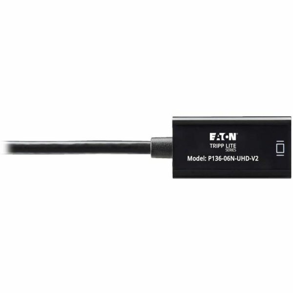 Eaton Tripp Lite Series DisplayPort to HDMI 4K Active Adapter Video Converter, DP Ver 1.2, HDCP, 4K 30Hz (M/F), 6-in. (15.24 cm) - Image 7