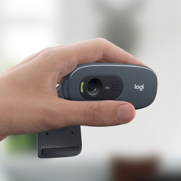 Logitech C270 Webcam - 30 fps - Black - USB 2.0 - 1 Each - Image 4