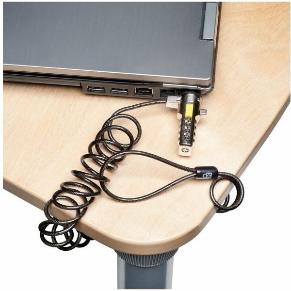 Kensington Portable Combination Laptop Lock - Grey T-Bar - TAA - Image 6