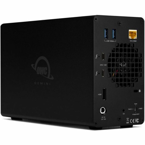 OWC 8TB Gemini Thunderbolt (40Gb/s) Dock And Dual-Drive HDD RAID External Storage Solution - Image 4