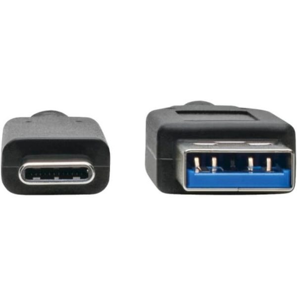 Eaton Tripp Lite Series USB-C to USB-A Cable (M/M), USB 3.2 Gen 2 (10 Gbps), USB-IF Certified, Thunderbolt 3 Compatible, 3 ft. (0.91 m) - Image 3