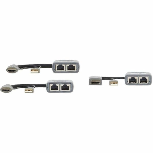 Eaton Tripp Lite Series 2-Port DisplayPort to HDMI over Cat6 Extender Kit, Pigtail Transmitter/2x Receivers, 4K 60 Hz, HDR, 4:4:4, 230 ft. (70.1 m), TAA - Image 4