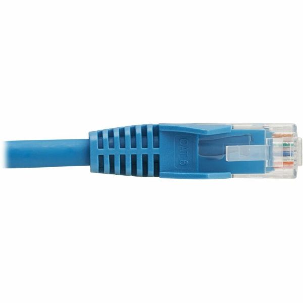 Eaton Tripp Lite Series Cat6 Gigabit Snagless Molded UTP Ethernet Cable (RJ45 M/M), PoE, LSZH, Blue, 3 m (9.8 ft.) - Image 2