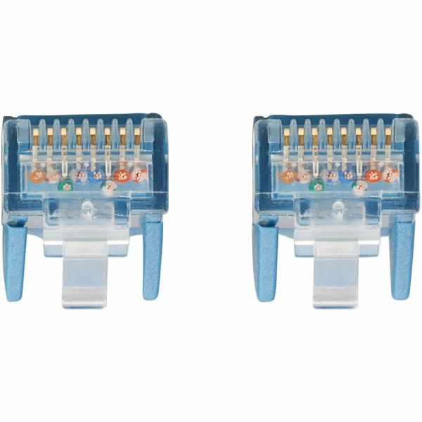 Eaton Tripp Lite Series Cat6 Gigabit Snagless Molded UTP Ethernet Cable (RJ45 M/M), PoE, LSZH, Blue, 3 m (9.8 ft.) - Image 4