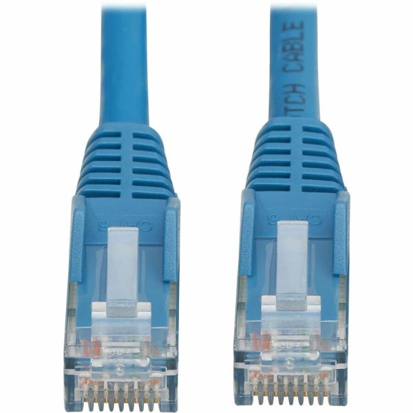 Eaton Tripp Lite Series Cat6 Gigabit Snagless Molded UTP Ethernet Cable (RJ45 M/M), PoE, LSZH, Blue, 3 m (9.8 ft.) - Image 5