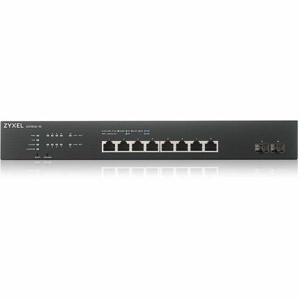 ZYXEL XS1930-10 8-Port 10G Multi-Gigabit L3 Smart Nebula Cloud Managed Switch with 2 10G SFP+ Uplinks - Image 2