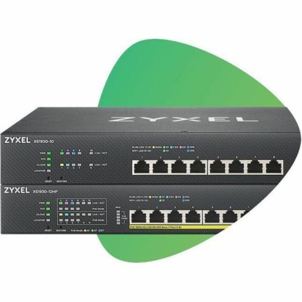 ZYXEL XS1930-10 8-Port 10G Multi-Gigabit L3 Smart Nebula Cloud Managed Switch with 2 10G SFP+ Uplinks - Image 5