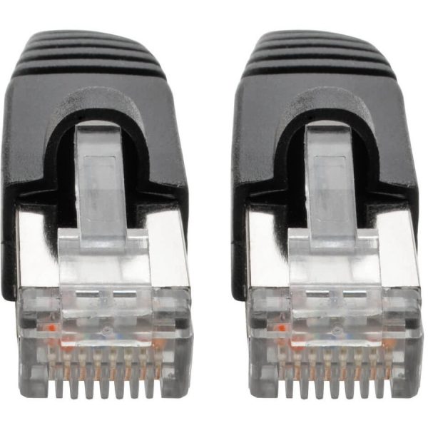 Eaton Tripp Lite Series Cat6a 10G Snagless Shielded STP Ethernet Cable (RJ45 M/M), PoE, Black, 10 ft. (3.05 m) - Image 3