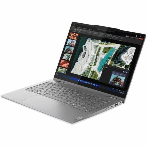 Lenovo ThinkBook 14 G4 IML 21MX000GUS 14" Touchscreen Convertible 2 in 1 Notebook - WUXGA - Intel Core Ultra 7 155U - 16 GB - 512 GB SSD - English (US) Keyboard - Luna Gray - Image 3