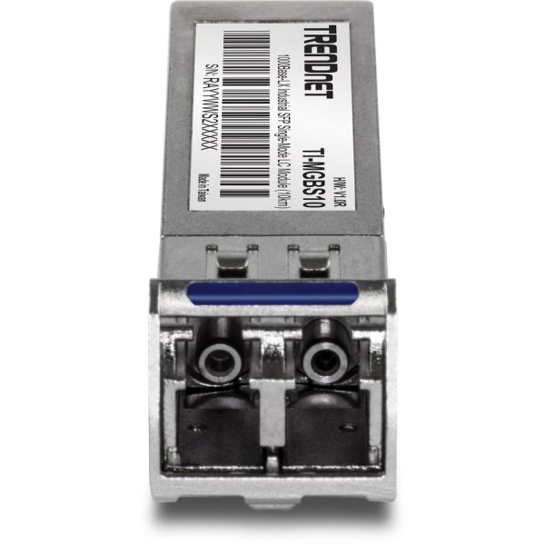 TRENDnet SFP to RJ45 Industrial Single-Mode LC Module (10km); TI-MGBS10; 1000Base-LX Industrial SFP; Compliant with IEEE 802.3z Gigabit Ethernet; Data Rates of up to 1.25Gbps; Lifetime Protection - Image 7