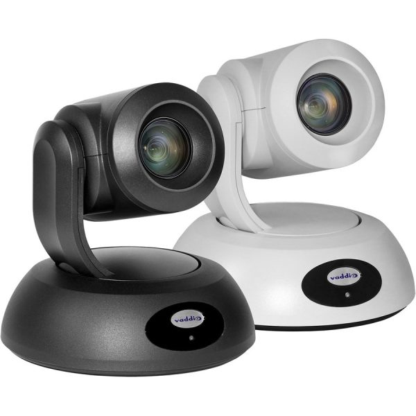 Vaddio RoboSHOT 12E HDBT OneLINK Bridge Video Conferencing System - Includes PTZ Camera and Interface - Black