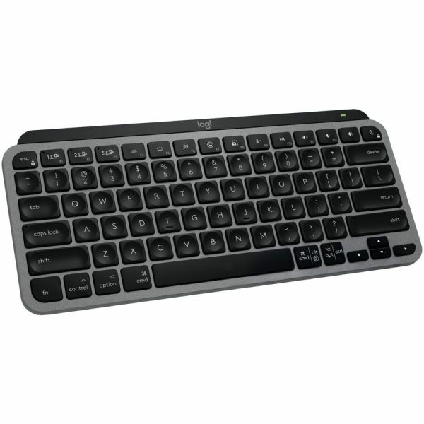 Logitech MX Mechanical Mini for Mac Wireless Illuminated Keyboard, Low-Profile Switches, Tactile Quiet Keys, Space Gray