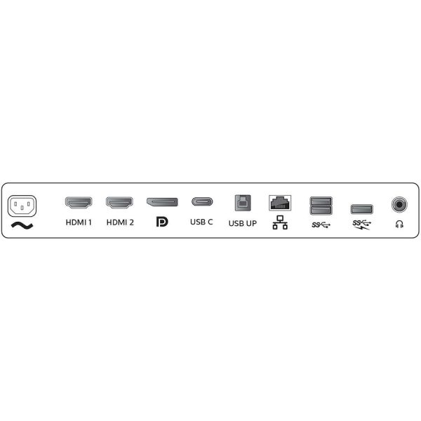 Philips Brilliance 499P9H 49" Class Webcam Dual Quad HD (DQHD) Curved Screen LCD Monitor - 32:9 - Textured Black - Image 2