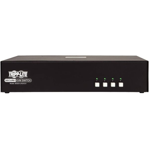 Tripp Lite by Eaton 4-Port Dual-Monitor Secure KVM Switch, HDMI, 4K, NIAP PP3.0, Audio, CAC, TAA - Image 3