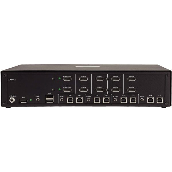 Tripp Lite by Eaton 4-Port Dual-Monitor Secure KVM Switch, HDMI, 4K, NIAP PP3.0, Audio, CAC, TAA - Image 5