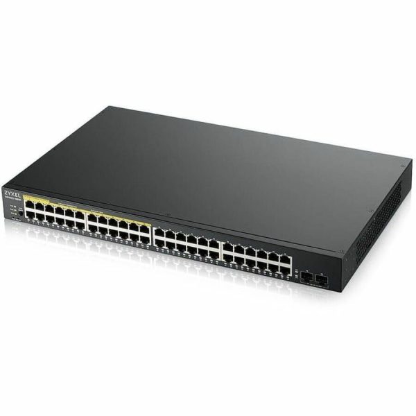 ZYXEL GS1900-48HPv2 24-Port Gigabit Smart Managed PoE Switch | 24 PoE+ Ports at 170W with 2 SFP Uplinks