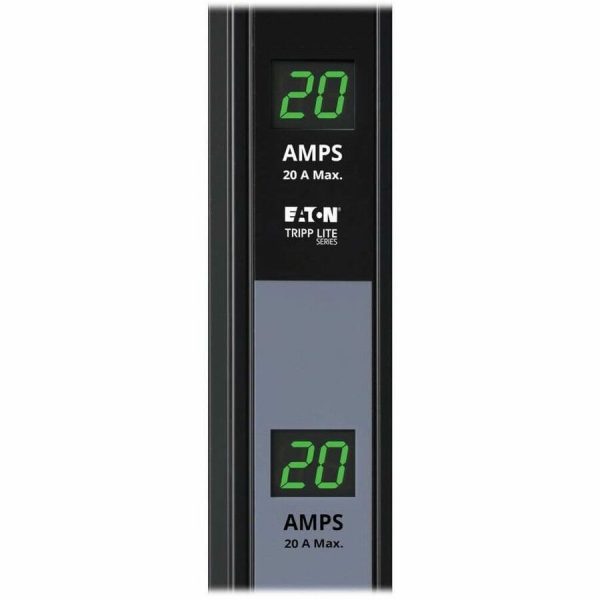 Eaton Tripp Lite Series 3.8kW Single-Phase Local Metered PDU, Dual Circuit, 120V Outlets (32 5-15/20R), L5-20P/5-20P, 10 ft. (3.05 m) Cord, 0U Vertical - Image 3