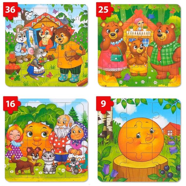Russian Fairy Tales   Set of Russian Books and Puzzles   Book in Russian Language   Russkie Skazki   Read Russian Alphabet   На Русском Языке - Image 3