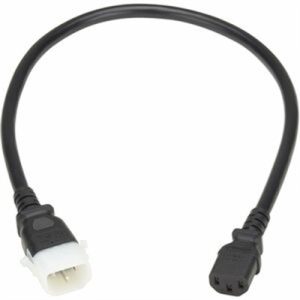 PWR CORD C13 P-LOCK C14 2FT BK