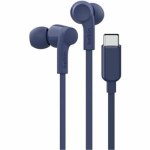 USB C EARBUDS w/VOLUME BLU