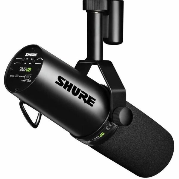 Shure SM7dB Rugged Dynamic Microphone for Studio, Music, Speech - Black - Image 3
