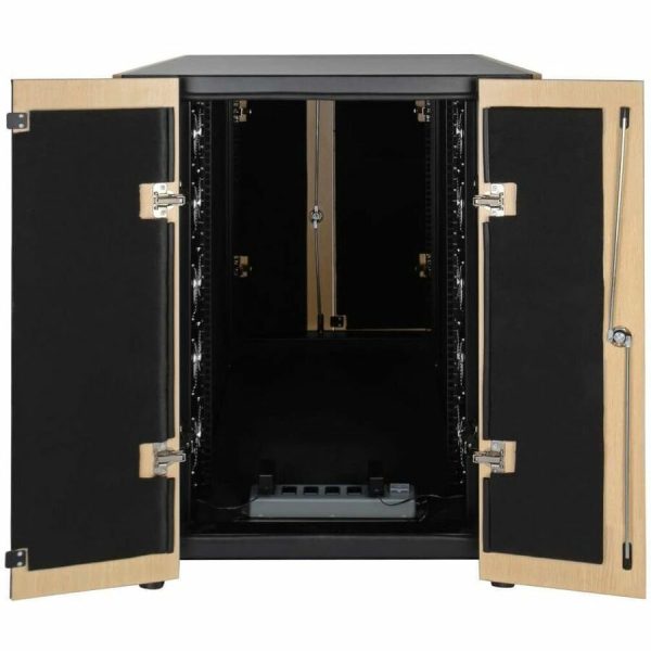 Eaton Tripp Lite Series SmartRack Sound Proof Half-Height Server Rack Enclosure, 18U - Image 2