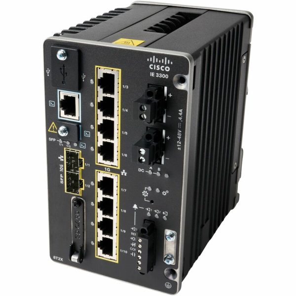 Cisco Catalyst IE-3300-8T2S Rugged Switch - Image 2