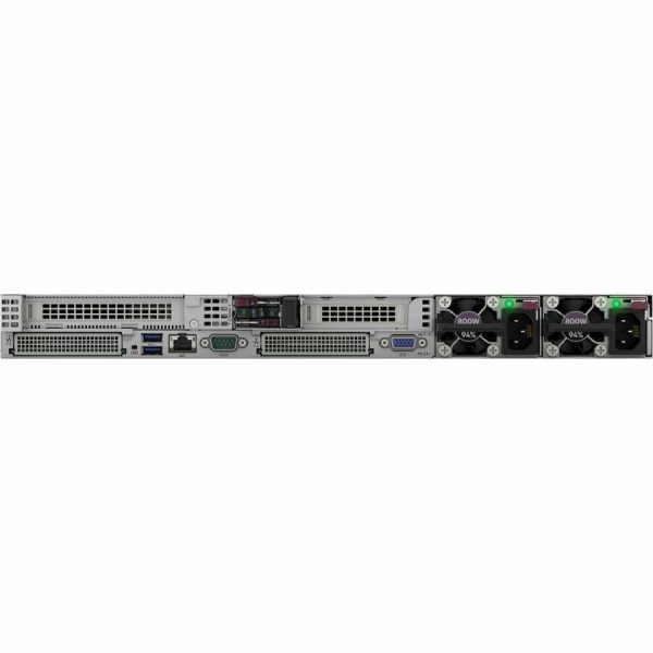 HPE SMART CHOICE ProLiant DL325 G11 1U Rack Server - 1 x AMD EPYC 9354P 3.25 GHz - 256 GB RAM - 3.84 TB SSD - (2 x 1.92TB) SSD Configuration - 12Gb/s SAS Controller - Image 3